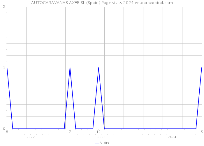 AUTOCARAVANAS AXER SL (Spain) Page visits 2024 