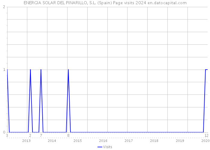 ENERGIA SOLAR DEL PINARILLO, S.L. (Spain) Page visits 2024 