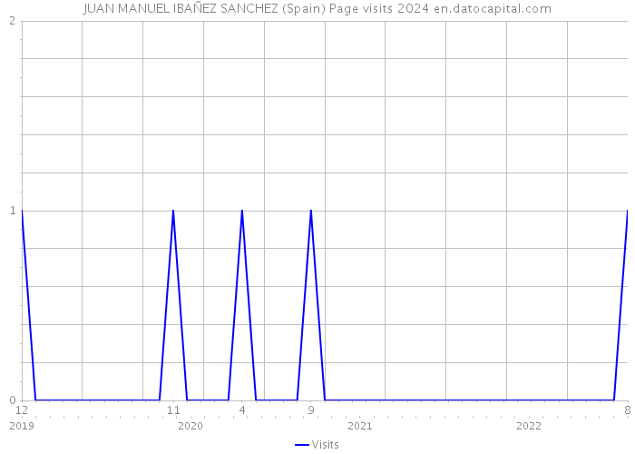 JUAN MANUEL IBAÑEZ SANCHEZ (Spain) Page visits 2024 