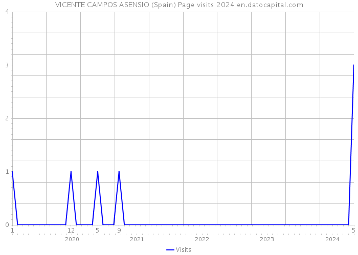 VICENTE CAMPOS ASENSIO (Spain) Page visits 2024 