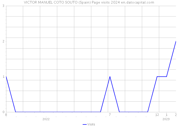 VICTOR MANUEL COTO SOUTO (Spain) Page visits 2024 