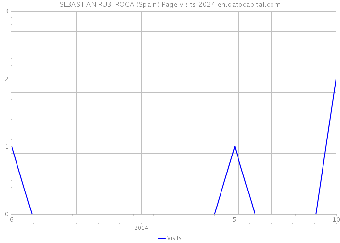 SEBASTIAN RUBI ROCA (Spain) Page visits 2024 