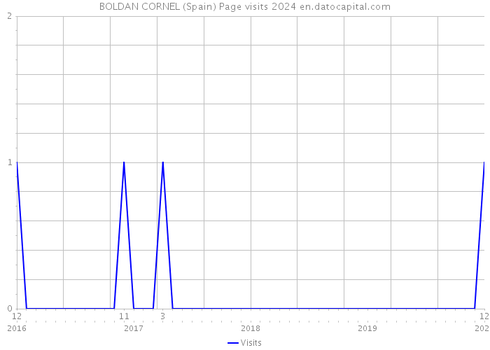 BOLDAN CORNEL (Spain) Page visits 2024 