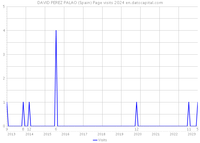 DAVID PEREZ PALAO (Spain) Page visits 2024 