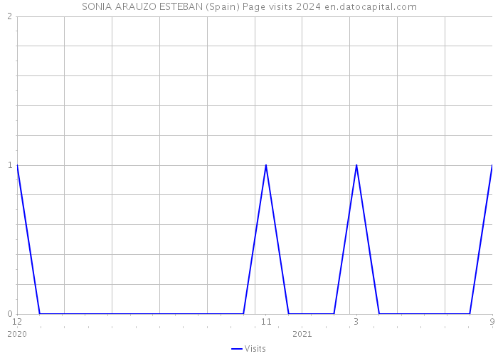 SONIA ARAUZO ESTEBAN (Spain) Page visits 2024 