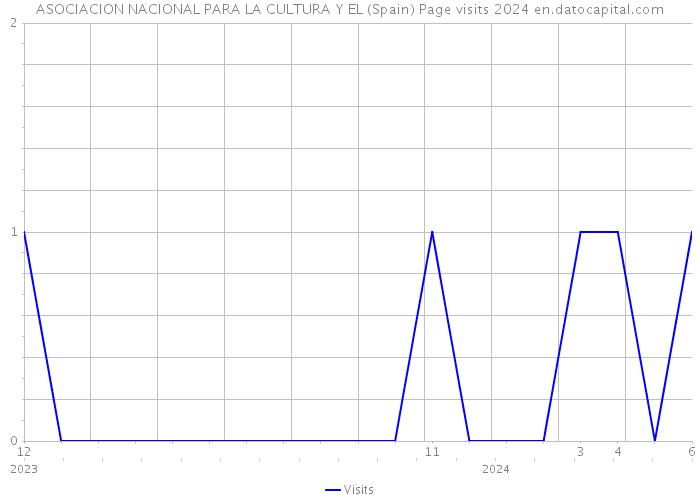 ASOCIACION NACIONAL PARA LA CULTURA Y EL (Spain) Page visits 2024 