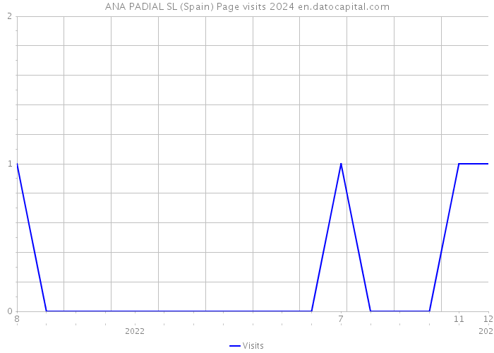ANA PADIAL SL (Spain) Page visits 2024 
