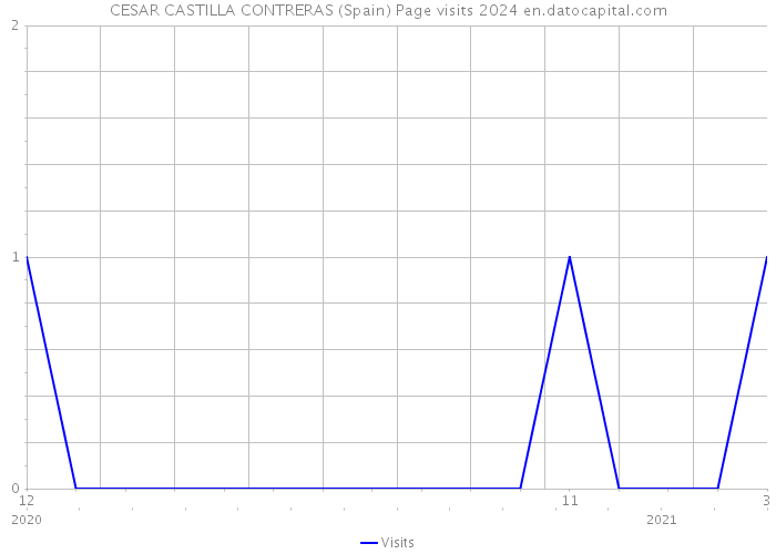 CESAR CASTILLA CONTRERAS (Spain) Page visits 2024 