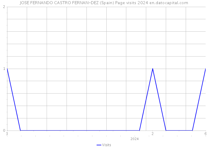 JOSE FERNANDO CASTRO FERNAN-DEZ (Spain) Page visits 2024 