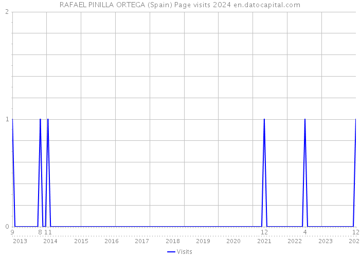 RAFAEL PINILLA ORTEGA (Spain) Page visits 2024 