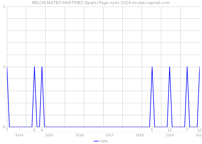 BELCHI MATEO MARTINEZ (Spain) Page visits 2024 