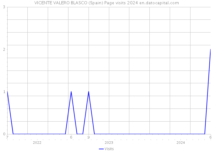 VICENTE VALERO BLASCO (Spain) Page visits 2024 