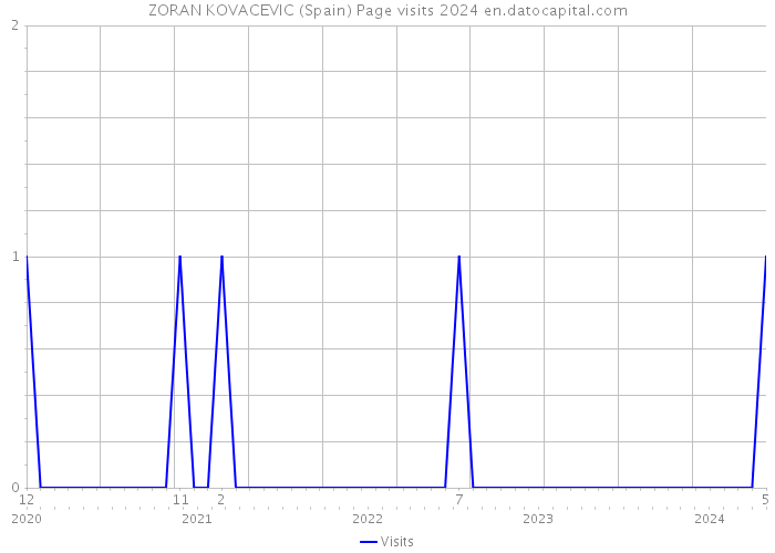 ZORAN KOVACEVIC (Spain) Page visits 2024 