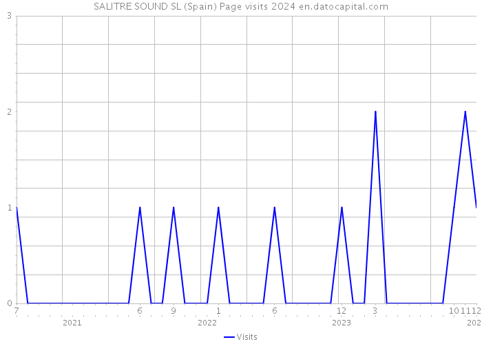 SALITRE SOUND SL (Spain) Page visits 2024 