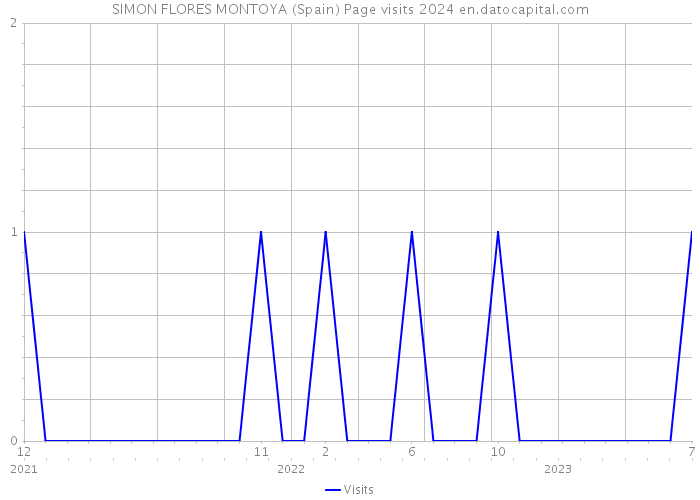 SIMON FLORES MONTOYA (Spain) Page visits 2024 
