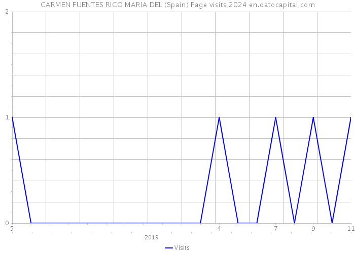 CARMEN FUENTES RICO MARIA DEL (Spain) Page visits 2024 