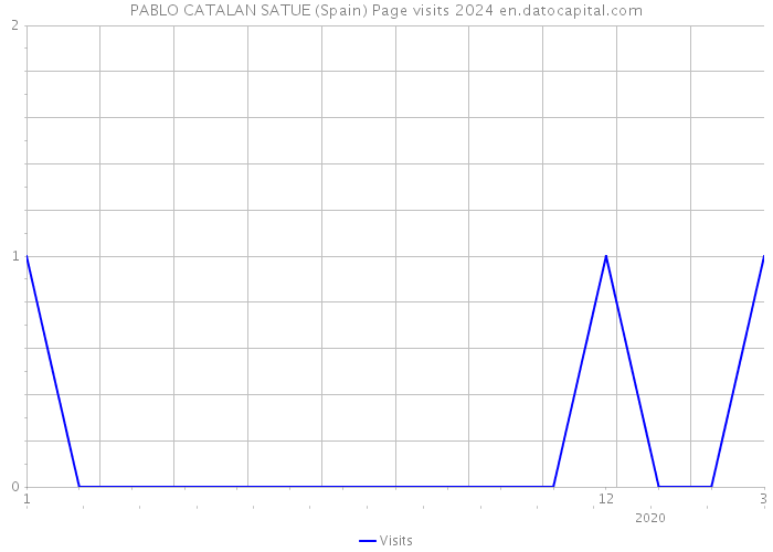 PABLO CATALAN SATUE (Spain) Page visits 2024 