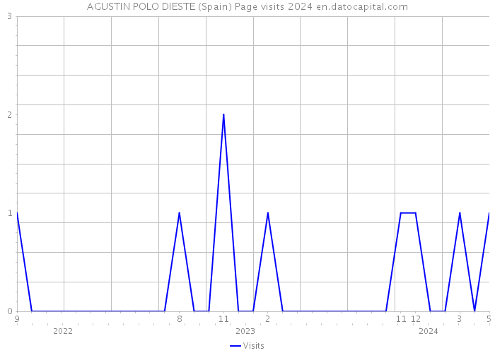 AGUSTIN POLO DIESTE (Spain) Page visits 2024 