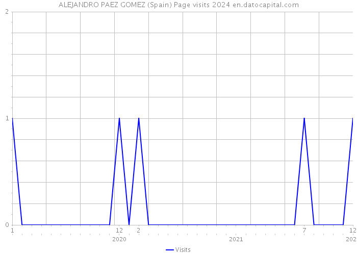 ALEJANDRO PAEZ GOMEZ (Spain) Page visits 2024 