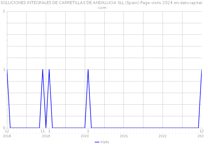 SOLUCIONES INTEGRALES DE CARRETILLAS DE ANDALUCIA SLL (Spain) Page visits 2024 