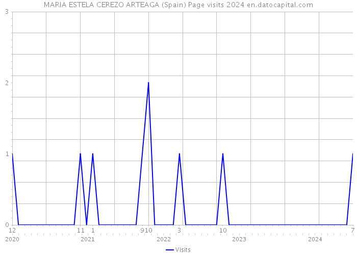 MARIA ESTELA CEREZO ARTEAGA (Spain) Page visits 2024 