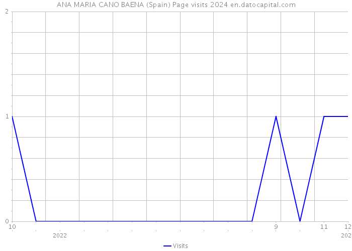 ANA MARIA CANO BAENA (Spain) Page visits 2024 