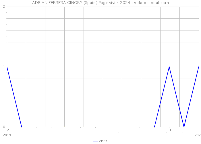 ADRIAN FERRERA GINORY (Spain) Page visits 2024 
