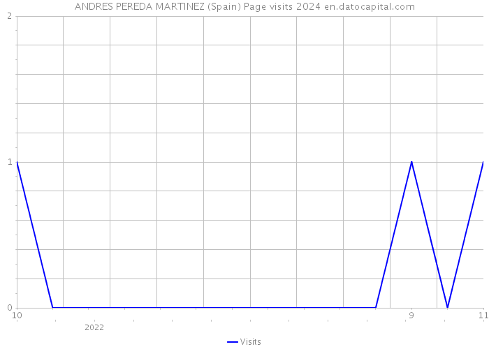 ANDRES PEREDA MARTINEZ (Spain) Page visits 2024 