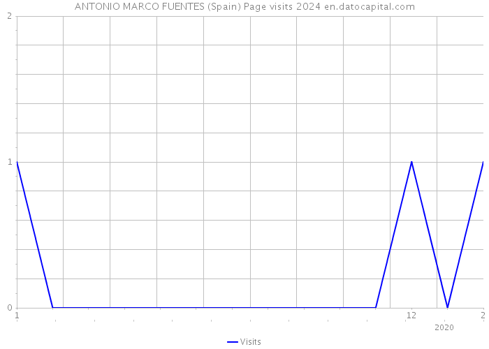 ANTONIO MARCO FUENTES (Spain) Page visits 2024 