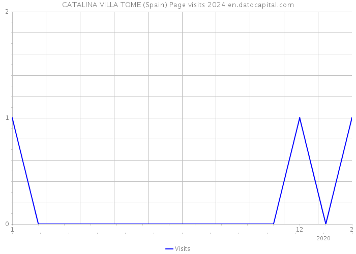 CATALINA VILLA TOME (Spain) Page visits 2024 
