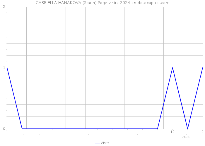 GABRIELLA HANAKOVA (Spain) Page visits 2024 
