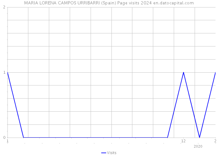 MARIA LORENA CAMPOS URRIBARRI (Spain) Page visits 2024 