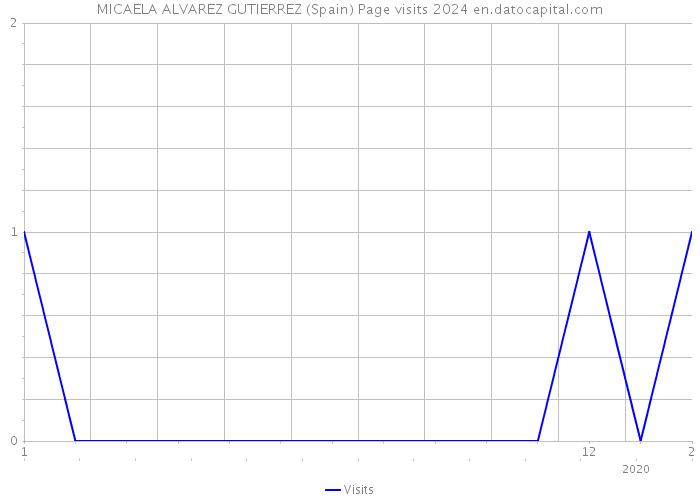 MICAELA ALVAREZ GUTIERREZ (Spain) Page visits 2024 