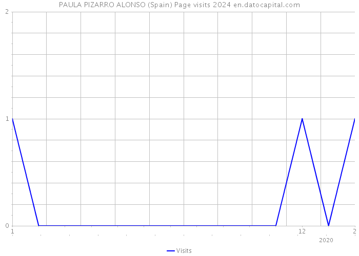 PAULA PIZARRO ALONSO (Spain) Page visits 2024 