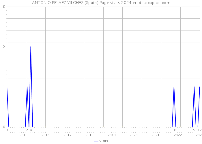 ANTONIO PELAEZ VILCHEZ (Spain) Page visits 2024 