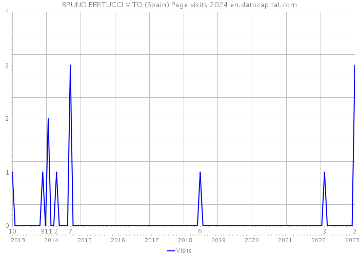 BRUNO BERTUCCI VITO (Spain) Page visits 2024 