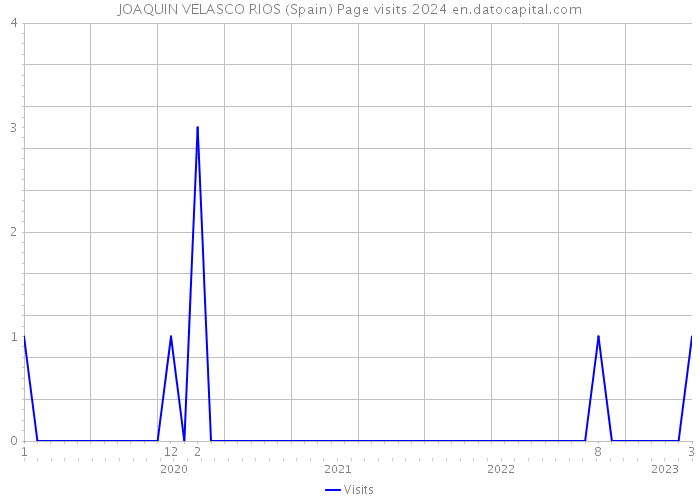 JOAQUIN VELASCO RIOS (Spain) Page visits 2024 