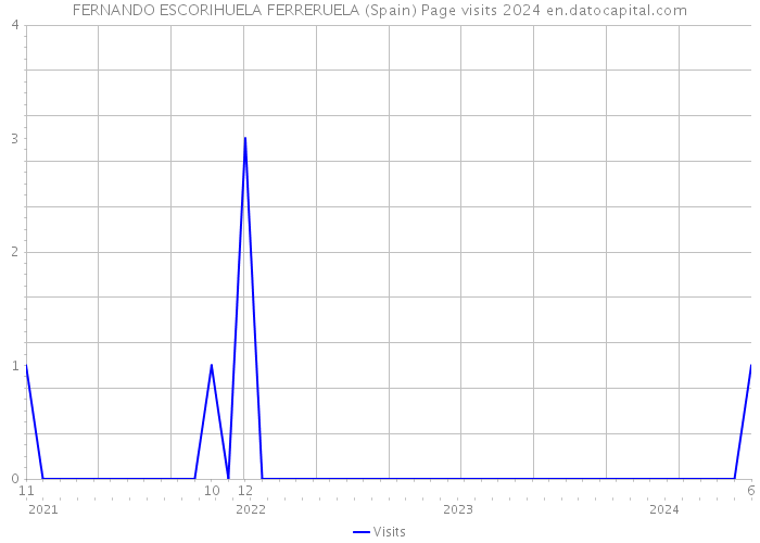 FERNANDO ESCORIHUELA FERRERUELA (Spain) Page visits 2024 