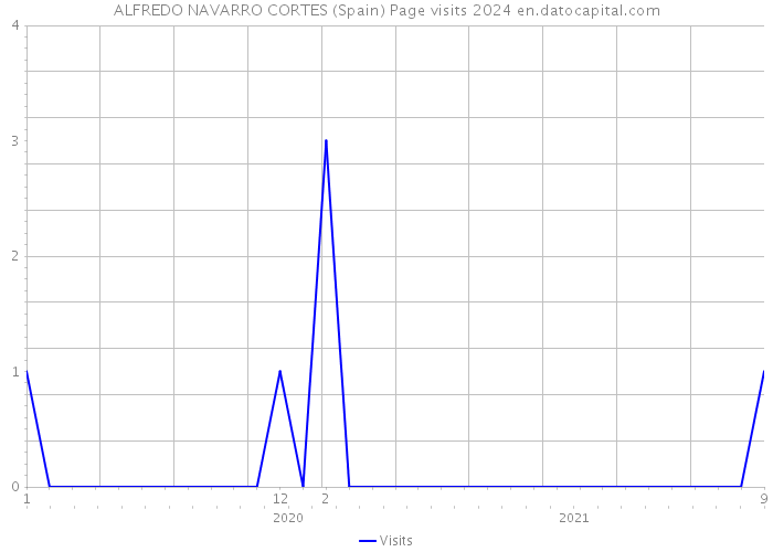 ALFREDO NAVARRO CORTES (Spain) Page visits 2024 