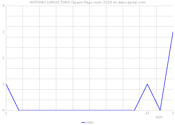 ANTONIO LARIOS TORO (Spain) Page visits 2024 