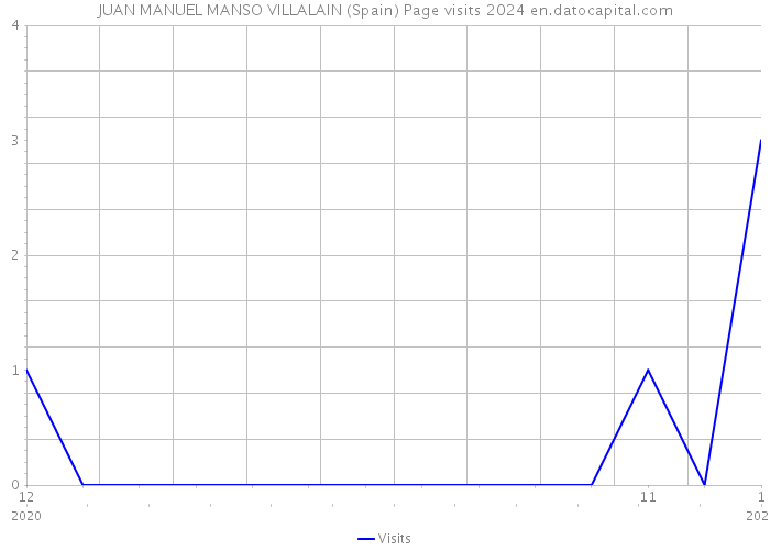 JUAN MANUEL MANSO VILLALAIN (Spain) Page visits 2024 