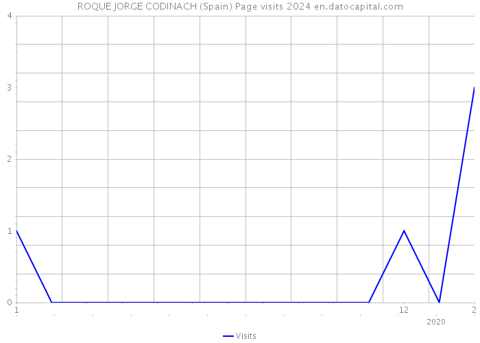 ROQUE JORGE CODINACH (Spain) Page visits 2024 