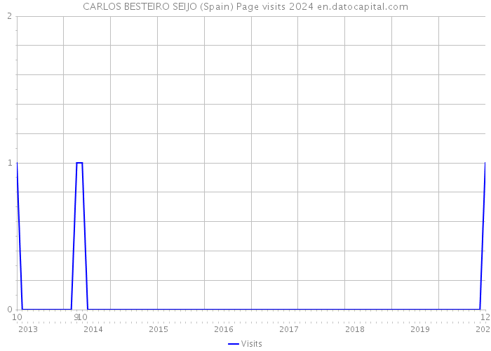 CARLOS BESTEIRO SEIJO (Spain) Page visits 2024 