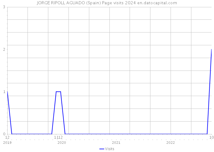 JORGE RIPOLL AGUADO (Spain) Page visits 2024 