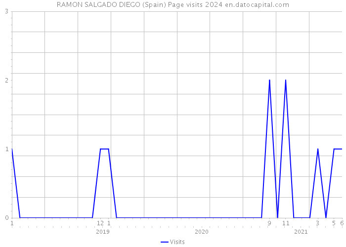 RAMON SALGADO DIEGO (Spain) Page visits 2024 