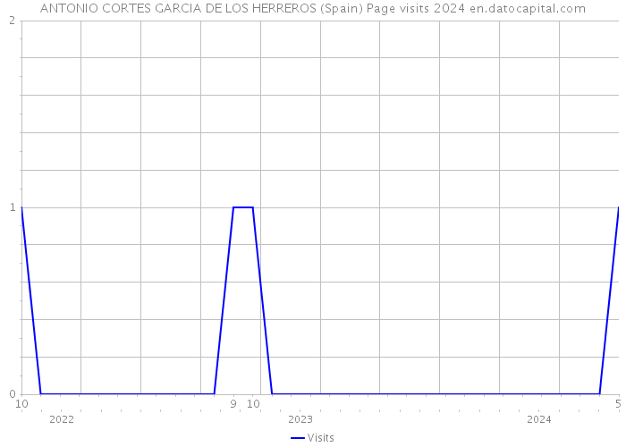 ANTONIO CORTES GARCIA DE LOS HERREROS (Spain) Page visits 2024 