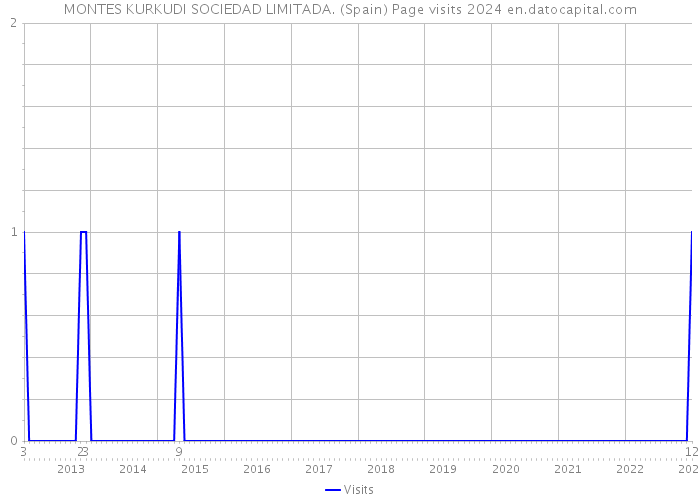 MONTES KURKUDI SOCIEDAD LIMITADA. (Spain) Page visits 2024 