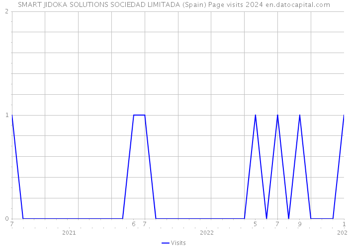 SMART JIDOKA SOLUTIONS SOCIEDAD LIMITADA (Spain) Page visits 2024 