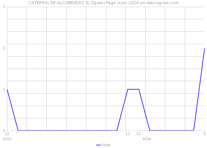 CATERING DE ALCOBENDAS SL (Spain) Page visits 2024 