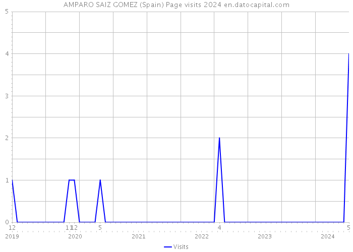 AMPARO SAIZ GOMEZ (Spain) Page visits 2024 